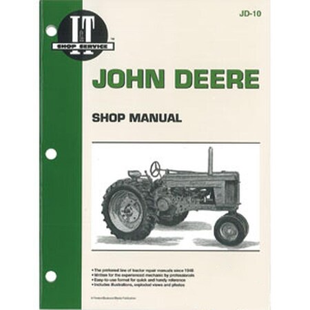 Aftermarket Fits JD10 Shop Manual IAndT Fits John Deere Tractors 50 60 70 JD-10